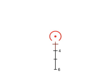 Image of Trijicon 3x30 mm Dual Illuminated Q-LOC Compact ACOG Scope, 3x30 mm, 7.62x39/123gr. Red, Horseshoe Dot Reticle, Matte Black, 400377
