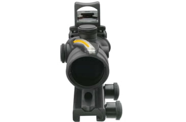 Image of Trijicon 4x32 ACOG Rifle Scope, Dual Illuminated Amber Crosshair .223 Reticle w/ Colt Knob Thumbscrew Mount &amp; LED 3.25 MOA Red Dot RMR Type 2, Black, 100551