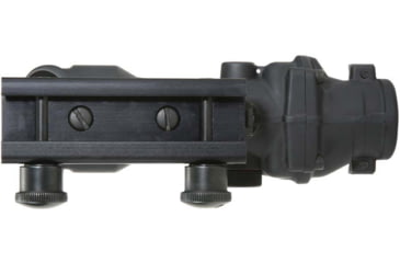 Image of Trijicon 4x32 ACOG Rifle Scope, Dual Illuminated Amber Crosshair .223 Reticle w/ Colt Knob Thumbscrew Mount &amp; LED 3.25 MOA Red Dot RMR Type 2, Black, 100551