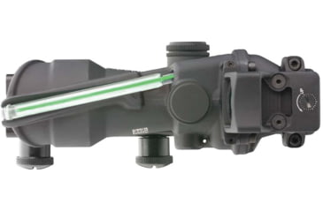 Image of Trijicon 4x32 ACOG Rifle Scope, Dual Illuminated Green Crosshair .223 Reticle w/ Colt Knob Thumbscrew Mount &amp; LED 3.25 MOA Red Dot RMR Type 2, Black, 100552