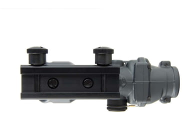 Image of Trijicon 4x32 ACOG Rifle Scope, Dual Illuminated Red Chevron .223 Reticle w/ Colt Knob Thumbscrew Mount &amp; LED 3.25 MOA Red Dot RMR Type 2, Cerakote Gray, 100568