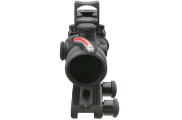 Image of Trijicon 4x32 ACOG Rifle Scope, Dual Illuminated Red Crosshair .223 Reticle w/ Colt Knob Thumbscrew Mount &amp; LED 3.25 MOA Red Dot RMR Type 2, Black, 100550