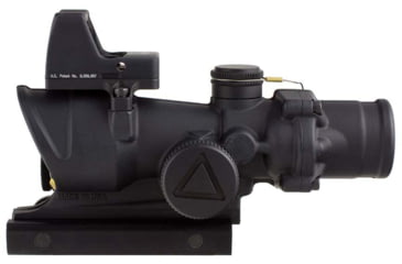 Image of Trijicon 4x32 ACOG Rifle Scope, LED Red Crosshair .223 Reticle w/ Colt Knob Thumbscrew Mount &amp; LED 3.25 MOA Red Dot RMR Type 2, Black, 100558