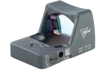 Image of Trijicon RMR Type 2 Automatic Red Dot Sight, 6.5 MOA Red Dot, RMR Mount, No Adjustable Button, Gray, 700643