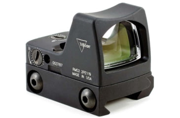 Image of Trijicon RMR Type 2 Automatic Red Dot Sight, 6.5 MOA Red Dot, RM33 Mount, No Adjustable Button, Black, RM02-C-700608