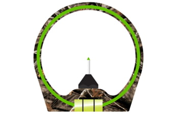 Image of Factory DEMO Trijicon AccuPin Bow Sight Green w Dovetail Base AccuDial Mt RH Lost BW50G LS