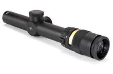 Image of Trijicon AccuPoint TR-24 1-4x24mm Rifle Scope, 30 mm Tube, Second Focal Plane, Black, Red BAC Triangle Post Reticle, MOA Adjustment, 200061