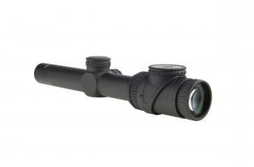 Image of Trijicon AccuPoint TR-25 1-6x24mm Rifle Scope, 30 mm Tube, Second Focal Plane, Black, Red BAC Triangle Post Reticle, MOA Adjustment, 200090