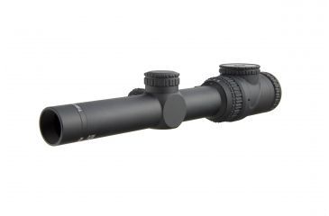 Image of Trijicon AccuPoint TR-25 1-6x24mm Rifle Scope, 30 mm Tube, Second Focal Plane, Black, Green Circle-Cross Crosshair w/ Dot Reticle, MOA Adjustment, 200086