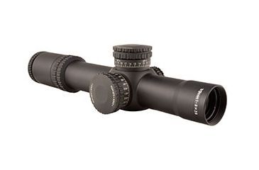 Image of Trijicon AccuPower 1-8x28 Rifle Scope MOA Segmented-Circle Crosshair w/ Red LED, 34mm Tube, Black RS27-C-1900026