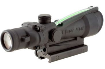 Image of Trijicon ACOG 3.5x35 Dual Illum. Green Chevron .223 Ballistic Reticle w/ TA51 Mount Adjustable LED RMR 3.25 MOA Red Dot Sight TA11F-G-RM06