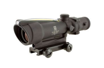 Image of Trijicon ACOG 3.5x35 Scope, Dual Illuminated Amber Chevron .308 Ballistic Reticle w/ TA51 Mount
