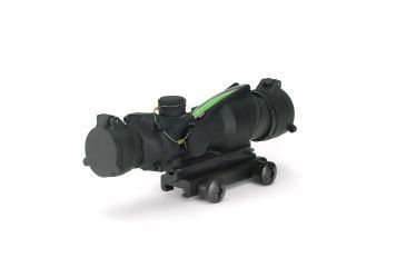 Image of Trijicon ACOG 4x32 Illuminated Rifle Scope - Green Chevron Reticle, for M150, Black w/ TA51 Mount