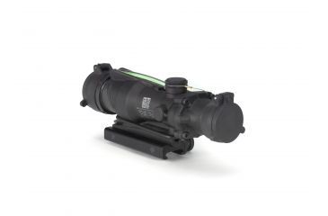 Image of Trijicon ACOG 4x32 Illuminated Rifle Scope - Green Chevron Reticle, for M150, Black w/ TA51 Mount