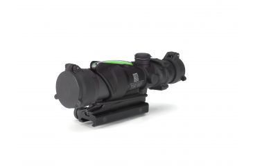 Image of Trijicon ACOG 4x32 Illuminated Rifle Scope - Green Chevron Reticle, for M150, Black w/ TA51 Mount
