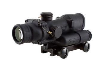 Image of Trijicon ACOG TA02 LED 4x32mm Rifle Scope, Black, Red Crosshair .300 AAC Blackout Reticle, MOA Adjustment, 100431