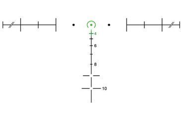 Image of Trijicon ACOG 4x32 Nickel Boron Dual Illum. Green Horseshoe Dot .223 BAC Reticle w/ TA51 Mount TA31-D-100197