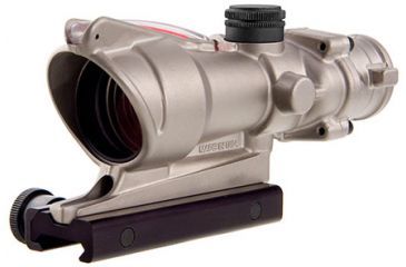 Image of Trijicon ACOG 4x32 Nickel Boron Dual Illum. Red Chevron .223 BAC Reticle w/ TA51 Mount TA31-D-100194