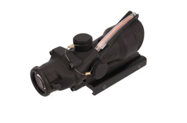 Image of Trijicon ACOG 4x32 Scope, Dual Illuminated Red Chevron ACSS AURORA Reticle, Colt Knob Thumbscrew Mount, Black, TA31-R-AURORA