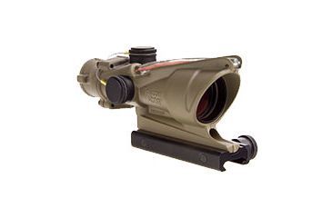 Image of Trijicon ACOG TA31 4x32mm Rifle Scope, Flat Dark Earth, Illum Green Horseshoe/Dot .223 / 5.56x45mm Reticle, MOA Adjustment, 100367