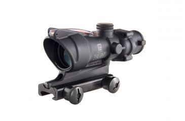 Image of Trijicon ACOG 4x32 Scope w/Dual Illuminated Red Crosshair .223 Ballistic Reticle w/TA51 Mount, Black TA31-CH