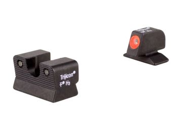Image of Trijicon Beretta 92/96A1 Hd Night Sight Set-Orange Front Outline BE113O