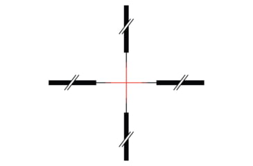 Image of Trijicon Compact Dual Illuminated ACOG Scope, 1.5x24 mm, Red, Crosshair Reticle, Matte Black, 400337
