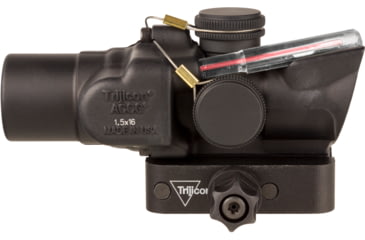 Image of Trijicon Compact Dual Illuminated Low Height Q-LOC ACOG Scope, 1.5x16S, Red, Circle Dot Reticle, Matte Black, 400331