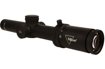 Image of Trijicon Credo CR424 1-4x24mm Rifle Scope, 30 mm Tube, Second Focal Plane, Black, Green MRAD Ranging Reticle, Mil Rad Adjustment, 2900012
