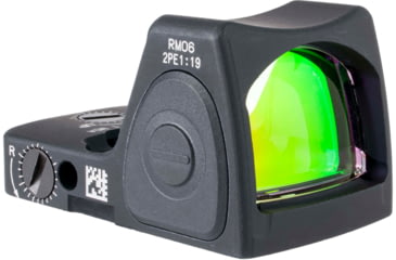 Image of Trijicon Dual Defense RMR Type 2 1x Reflex Red Dot Sight w/ M17/18 Mount, No Tritium, 1x, 3.25 MOA Reticle, Black, RM06-C-700817