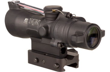 Image of Trijicon Dual Illuminated Compact ACOG Scope, 3x24 mm, Red, .223/55gr. Horseshoe Dot Reticle, Matte Black, 400348