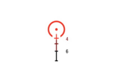 Image of Trijicon Dual Illuminated Compact ACOG Scope, 3x24 mm, Red, .223/55gr. Horseshoe Dot Reticle, Matte Black, 400348