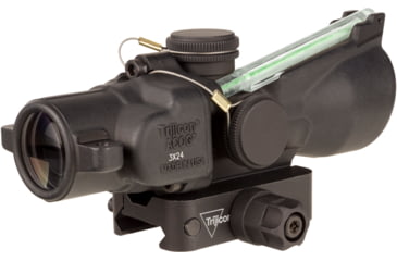 Image of Trijicon Dual Illuminated Low Height Compact ACOG Scope, 3x24 mm, Green, .223/55gr. Crosshair Reticle, Matte Black, 400353