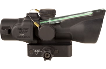 Image of Trijicon Dual Illuminated Low Height Compact ACOG Scope, 3x24 mm, Green, .223/55gr. Crosshair Reticle, Matte Black, 400353