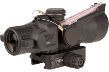 Image of Trijicon Dual Illuminated Low Height Compact ACOG Scope, 3x24 mm, Red, .223/55gr. Crosshair Reticle, Matte Black, 400351