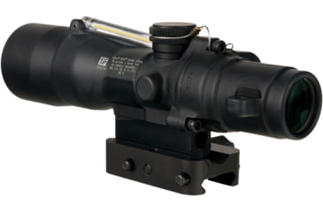 Image of Trijicon Dual Illuminated Q-LOC Compact ACOG Scope, 3x30 mm, 7.62x51mm/175gr. Amber, Chevron Reticle, Matte Black, 400364