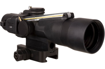 Image of Trijicon Dual Illuminated Q-LOC Compact ACOG Scope, 3x30 mm, 7.62x51mm/175gr. Amber, Chevron Reticle, Matte Black, 400364