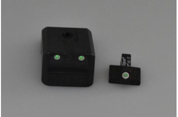 Image of Trijicon Bright &amp; Tough Green Front &amp; Green Rear Night Sight Set - Colt Enhanced Officers/Combat Commander