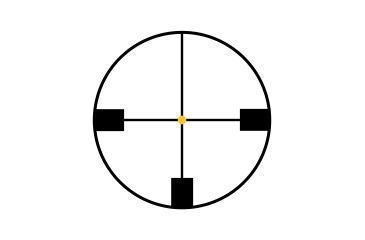 Image of Trijicon German #4 Crosshair w/ Amber Dot