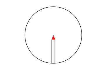 Image of Trijicon AccuPoint TR-25 1-6x24mm Rifle Scope, 30 mm Tube, Second Focal Plane, Black, Red BAC Triangle Post Reticle, MOA Adjustment, 200090