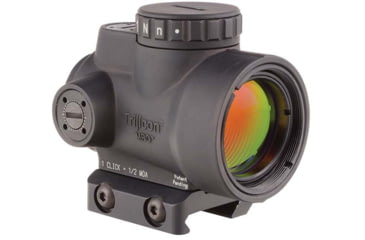 Image of EDEMO Trijicon MRO 1x25 mm, Adjustable Red Dot Sight, 2MOA Dot Reticle, Angled Glass, Black w/MRO Low Mount, MRO-C-2200004, EDEMO1