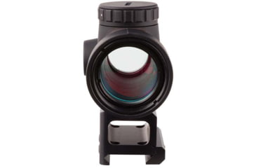 Image of Trijicon MRO 1x25mm Adjustable Red Dot Sight, 2MOA Dot Reticle, Angled Glass, Black, w/MRO Lower 1/3 Co-Witness Mount, MRO-C-2200006