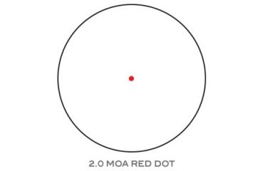 Image of Trijicon 1x25mm MRO 2.0 MOA Red Dot
