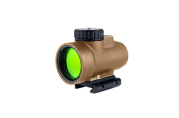 Image of Trijicon MRO SD 1x25mm Reflex Green Dot Sight, 2.0 MOA Adjustable Green Dot, with Low Mount, Anodized Coyote Brown Anodized, MRO-C-2200347