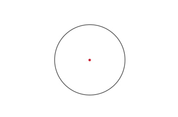 Image of Trijicon MRO SD 1x25mm Reflex Red Dot Sight, 2.0 MOA Adjustable Red Dot, with 1/3 Co-Witness Quick Release Q-LOC Mount, Black, MRO-C-2200354