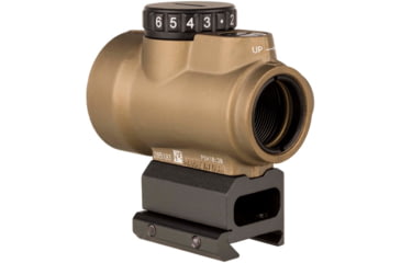 Image of Trijicon OPMOD MRO 1x25mm Red Dot Sight, 2 MOA Red Dot Reticle, w/Trijicon MRO Full Co-Witness Mount AC32068, Coyote Brown, 2200091