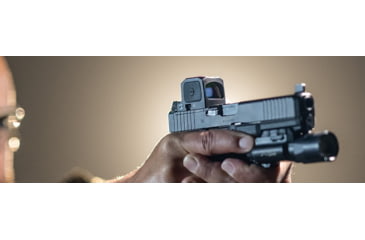 Image of Trijicon RCR 1x Reflex Red Dot Sight, Adj. LED 3.25 MOA Red Dot, Black, 3.25 MOA, 3300001
