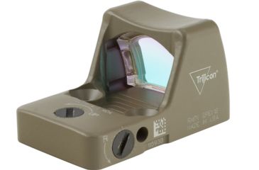Image of Trijicon RM01 RMR Type 2 LED Red Dot Sight, 3.25 MOA Red Dot, No Mount, Hard Anodized, FDE, 700624
