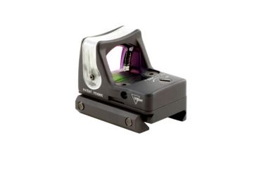 Image of Open Box, Dealer Demo, Trijicon RMR Dual Illuminated Reflex Sight, 12.9 MOA Amber Triangle, RM33 Mount, Black, 700054