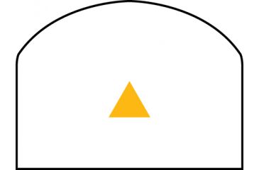 Image of Open Box, Dealer Demo, Trijicon RMR Dual Illuminated Reflex Sight, 12.9 MOA Amber Triangle, No Mount, Black, RM08A